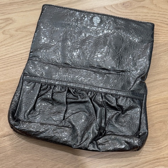 Old Navy Metallic Silver Clutch - Picture 2 of 4